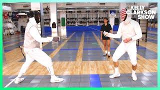 Olympic Fencers Lee Kiefer & Gerek Meinhardt Duel Lawrence | Chasing Gold