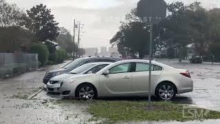 9-16-2024 Carolina Beach, NC Significant flash flooding drone and ground