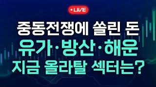중동 전쟁에 쏠린 돈.. 유가·방산·해운 지금 올라탈 섹터는? (키움브리핑 25.06.16)