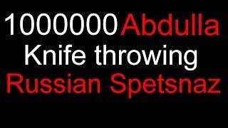 Knife throwing Russian Spetsnaz