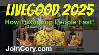 LIVEGOOD 2025: How To Signup People Daily, Simple Training!