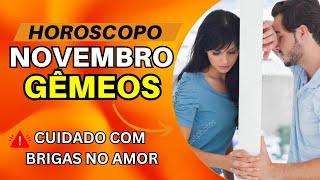 Horóscopo de NOVEMBRO Signo GÊMEOS - Como Será o Mês de Novembro para GÊMEOS?