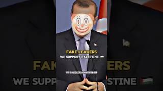 Fake Leaders vs Real Leader || Free Palestine  #shorts #viral #freepalastine #leader #trending