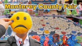 Carnival games at the Monterey County Fair! | The Crane Couple