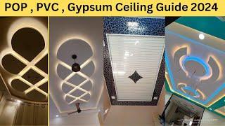 Exploring False Ceilings: Types and Considerations for Optimal Installation ,Pop ,PVC Ceiling