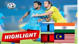 India  vs Malaysia  Football Match Highlights | Thrilling Moments#football