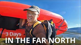 3-Day Wild Camping, Packrafting & Fishing Adventure | Abisko, Sweden's Far North