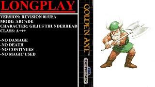 Golden Axe [Rev 01/USA] (Sega Genesis) - (Longplay - Gilius Thunderhead | Arcade Mode | A+++)