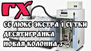 Газовая хроматография : десятигранка , СС Люкс экстра и Новая колонна 3"