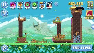 Angry Birds Friends Level 3 Tournament 1412 three stars NO POWER-UP walkthrough 2024-06-24