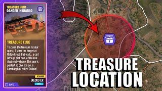 TREASURE HUNT DANGER IN DIABLO in Forza Horizon 5 - Chest Location (Spring Season)