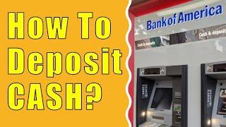 How to deposit money in ATM Bank Of America using ATM card?