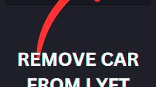 How to remove a car from the Lyft driver app
