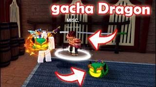 OMG..Dragon Fruit GACHA with Dragon Hunter NPC! Blox Fruits