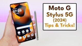 Moto G Stylus 5G (2024) - Tips and Tricks! (Hidden Features)