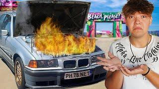 MI-A LUAT FOC MASINA LA BEACH, PLEASE! (bmw seria 3)