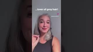 I am a lover of grey hair! #haircolor #grayhair #hair