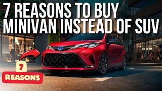 7 REASONS TO BUY MINIVANS instead of SUVs // ENGINEER'S REVIEW OF TOYOTA SIENNA