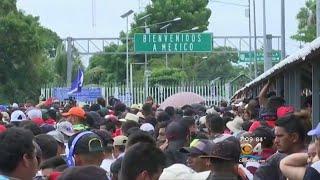 Migrants Reach Mexico Border