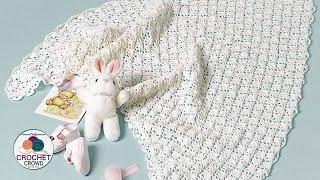 Easy Bernat Baby Crochet Shawl for Mom Pattern