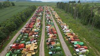 Abandoned Combine Harvester Graveyard