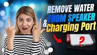 Remove Water from iPhone Speaker & Charging Port ( WORKING! )