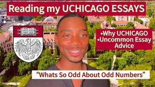 2025 | Reading my Accepted UCHICAGO Essays | Uncommon and Why UCHICAGO Prompt Advice