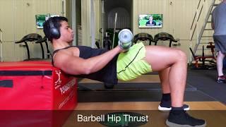 Barbell Hip Thrust (SF Personal Trainer London)