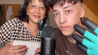 ASMR - My Mom TRIES ASMR (tingly)