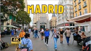 Madrid Walking Tour: Explore Centro & Malasaña [4K UHD 60fps] | Unmissable Sights! Spain 