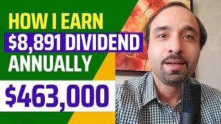 How I earn $8,891 Dividend Income (+ VEQT vs. XEQT Comparison)