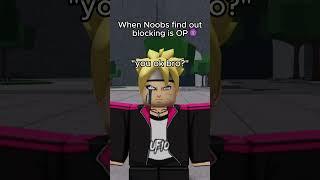 When Noobs find out about Blocking in ROBLOX Saitama Battlegrounds