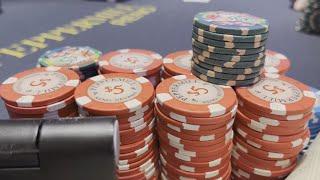 I RIVER TOP SET AND FACE ALL IN JAM!  | Poker Vlog 311