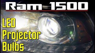 LED Projector Headlight Bulb Upgrade In My 2017 Ram 1500