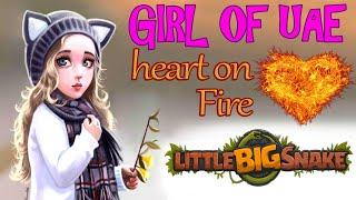 #GIRL_OF_UAE #HEART_ON_FIRE #LITTLE_BIG_SNAKE