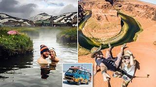 Karol Lewandowski and Aleksandra Slusarczyk Travel The World in a Refurbished Van Just £5.50 a Day