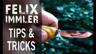Victorinox Tips & Tricks (9/25) - Large Blade (3) - Improvised blade lock, blade mirror, SAK-spear