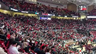 Texas Tech student section doing the Swag Surf’n