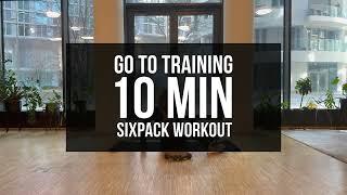 10 MIN BEGINNER SIXPACK WORKOUT // No Equipment | Sandra FIT