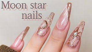 Pretty Moon Star Nails Aliexpress Unboxing Gel Extensions / Nail Art / asmr