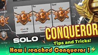 How i reached Conqueror Tier | Solo Tips and Tricks | Thunder op