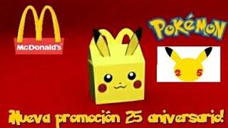 Promoción Pokémon 25 Aniversario 2021 | Mc. Donalds  #Pokemon, #Mcdonalds, #Nintendo