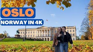 Oslo, Norway  - Autumn Walk - 4K/60fps HDR - Walking Tour