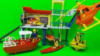 Feuerwehrmann Sam RettungsStation Fireman Sam Ocean Rescue Centre SIMBA Toy Unboxing