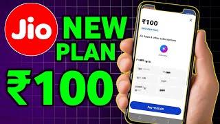 Jio ₹100 Recharge Details | 5G 90 Day's Validity | Jio Hotstar Recharge Plan Mobile &Tv Subscription