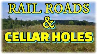  2024 Railroads & Cellar Holes Digging And Exploring Several Different Sites Bottle Digging ©