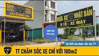 Chăm sóc xe công nghệ Nhật Bản 100m2 Tại Bình Xuyên, Vĩnh Phúc