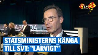 Ulf Kristersson riktade kritik till SVT efter partiledardebatten