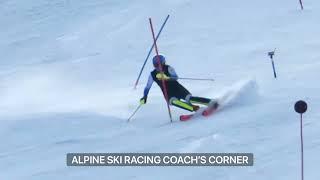 Mikaela Shiffrin slalom training in El Colorado La Parva Chile August 2022 alpine skiing ski coach