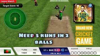 Bangladesh vs West Indies super over | SAH75 cricket championship gameplay | latest cricket game